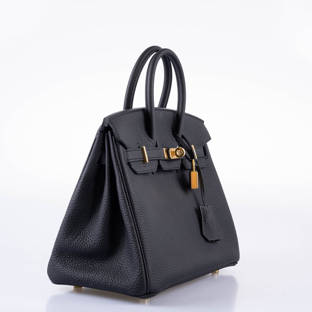 Hermès Birkin 25 Black Togo with Gold Hardware - 2020, Y