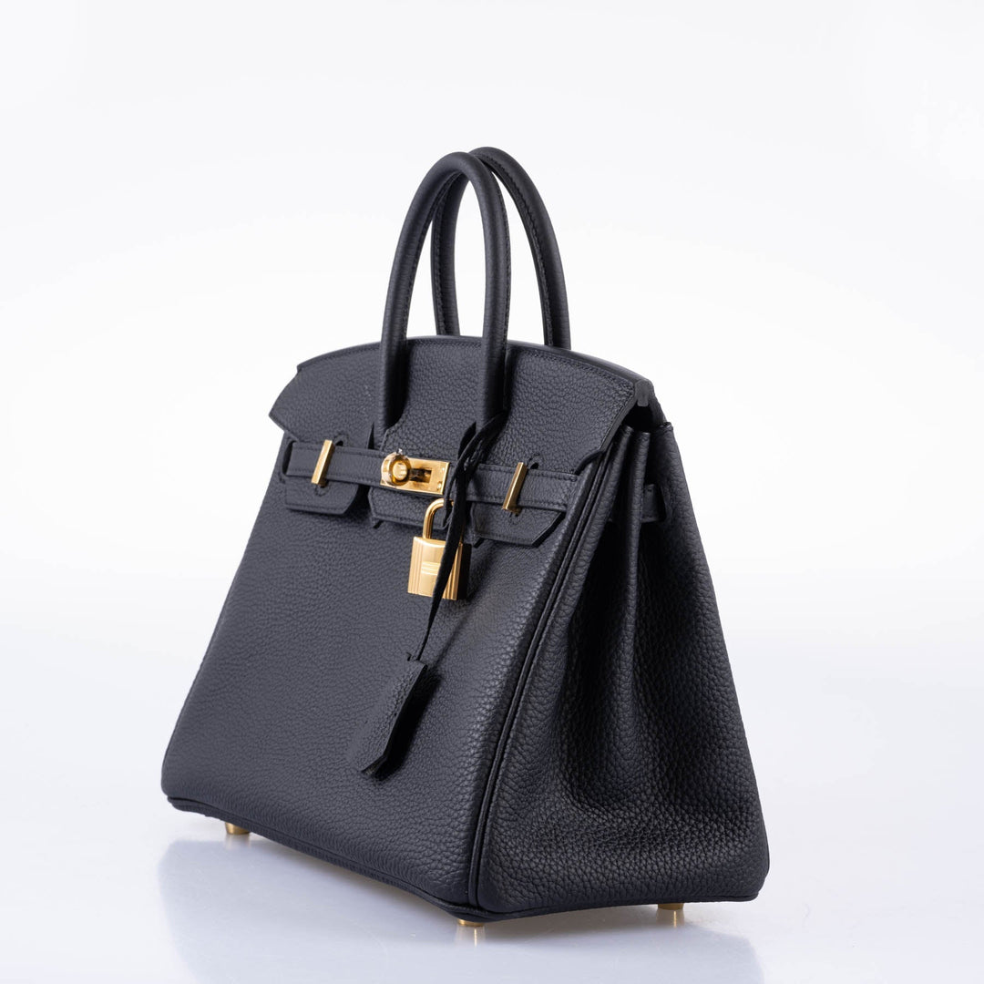 Hermès Birkin 25 Black Togo with Gold Hardware - 2020, Y