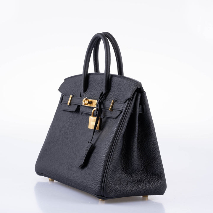 Hermès Birkin 25 Black Togo with Gold Hardware - 2020, Y