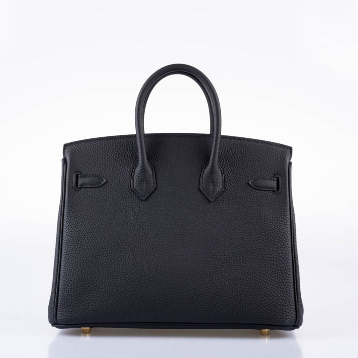 Hermès Birkin 25 Black Togo with Gold Hardware - 2020, Y