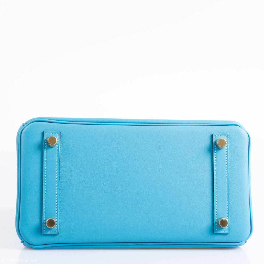 Hermès Birkin 25 Bleu Bleu du Nord Swift Gold Hardware