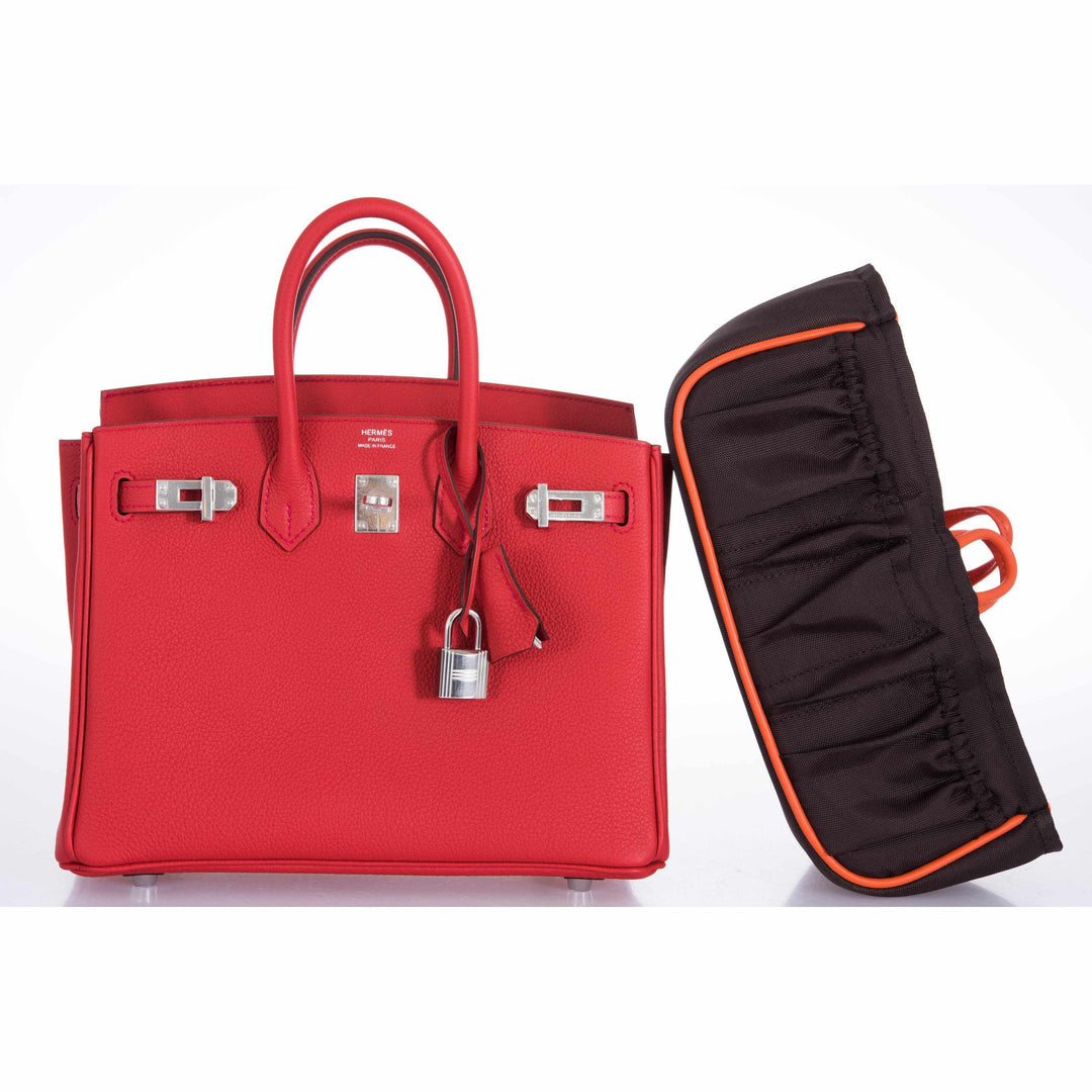 Hermès Birkin 25 Geranium Togo Palladium Hardware