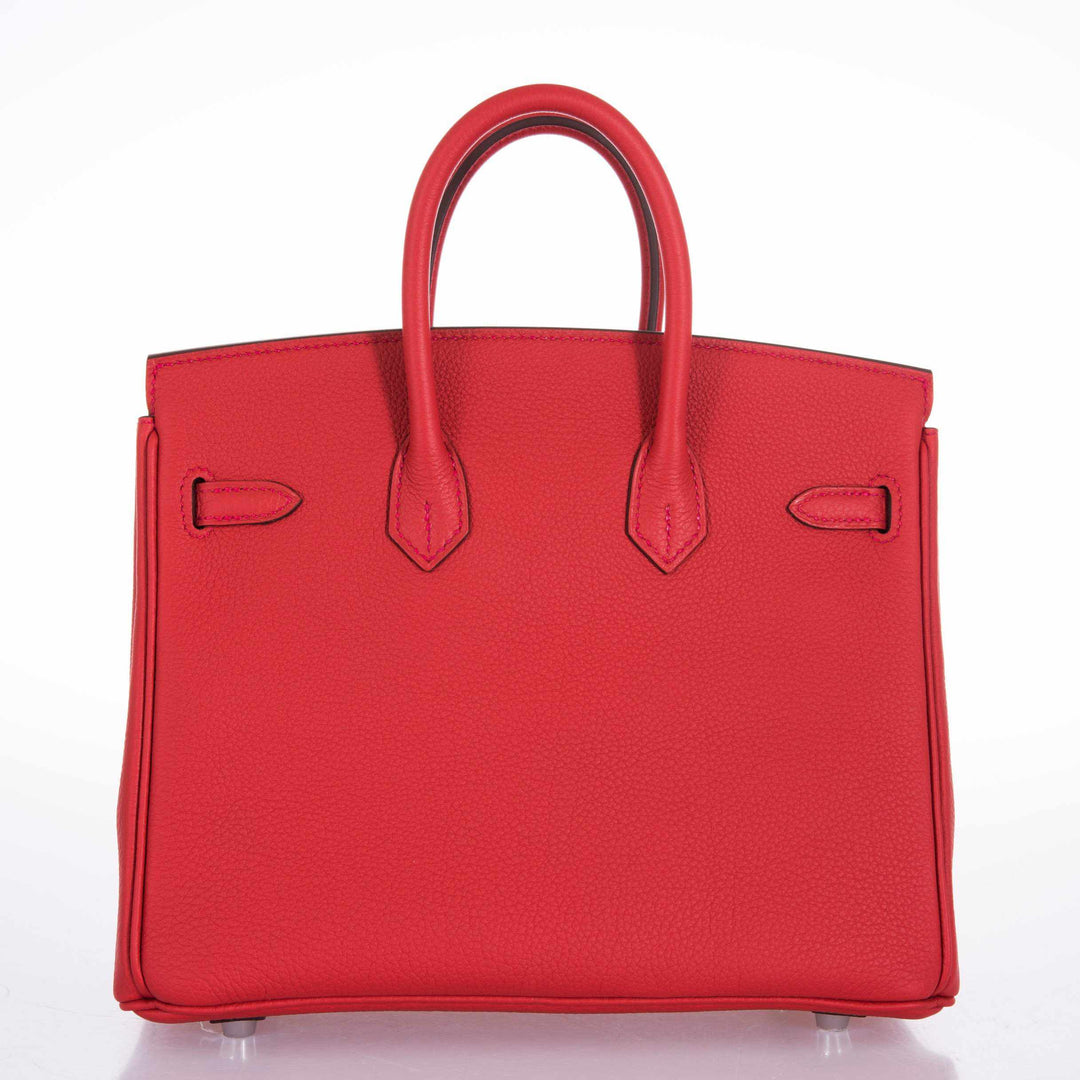 Hermès Birkin 25 Geranium Togo Palladium Hardware