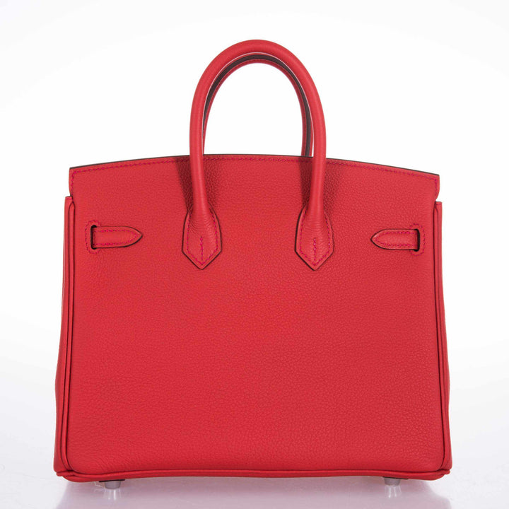Hermès Birkin 25 Geranium Togo Palladium Hardware