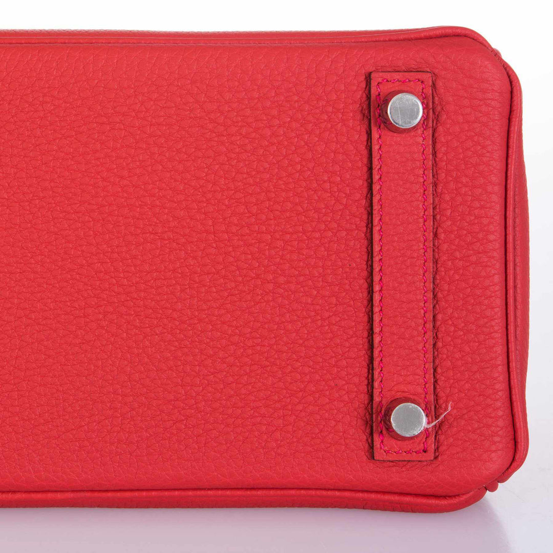 Hermès Birkin 25 Geranium Togo Palladium Hardware