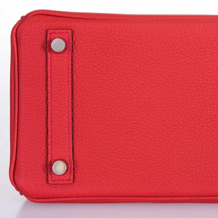 Hermès Birkin 25 Geranium Togo Palladium Hardware
