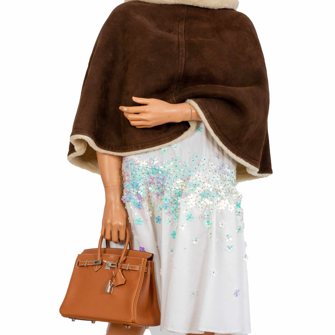 Hermès Birkin 25 Gold Taurillon Novillo Palladium Hardware