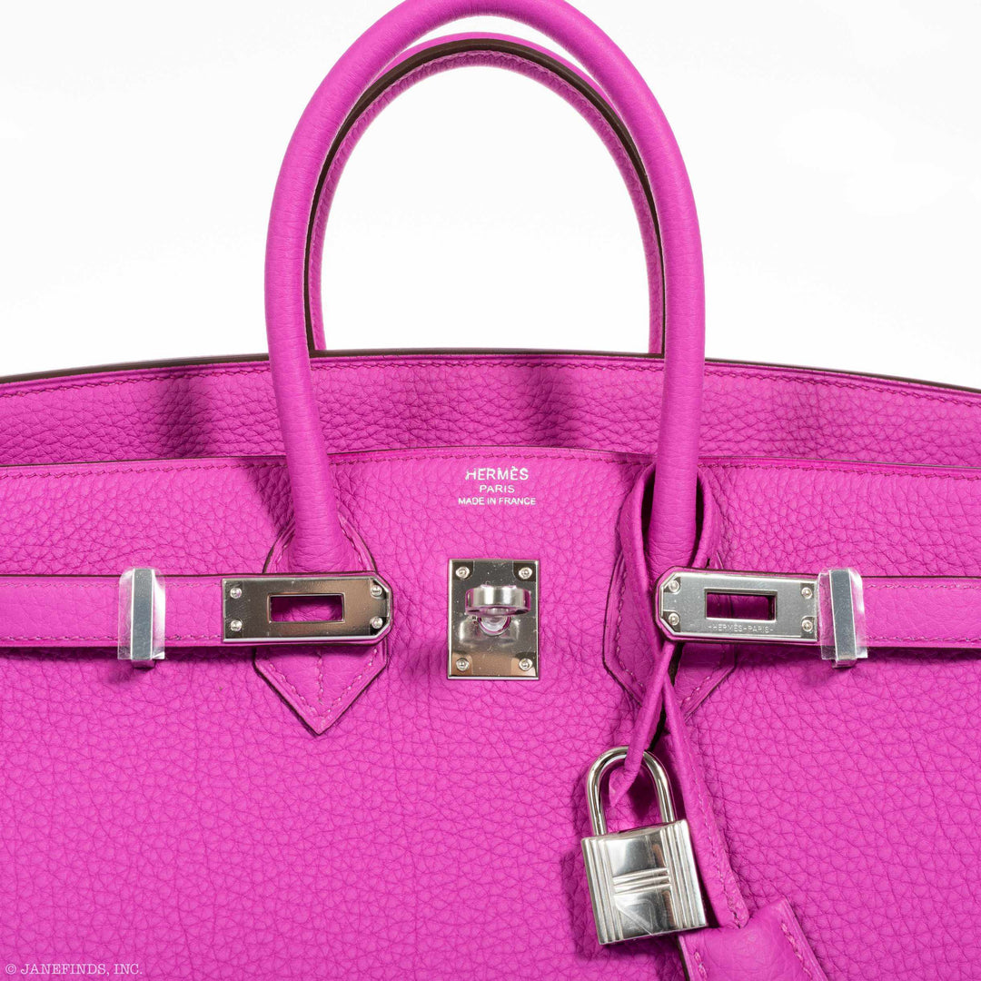 Hermès Birkin 25 Magnolia Togo Palladium Hardware