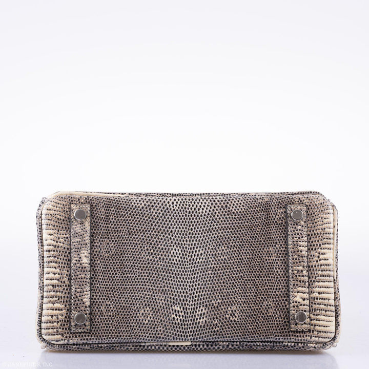 Hermès Birkin 25 Ombre Lizard Palladium Hardware