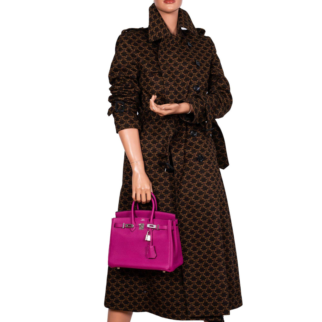 Hermès Birkin 25 Rose Pourpre Togo with Palladium Hardware - 2017, A