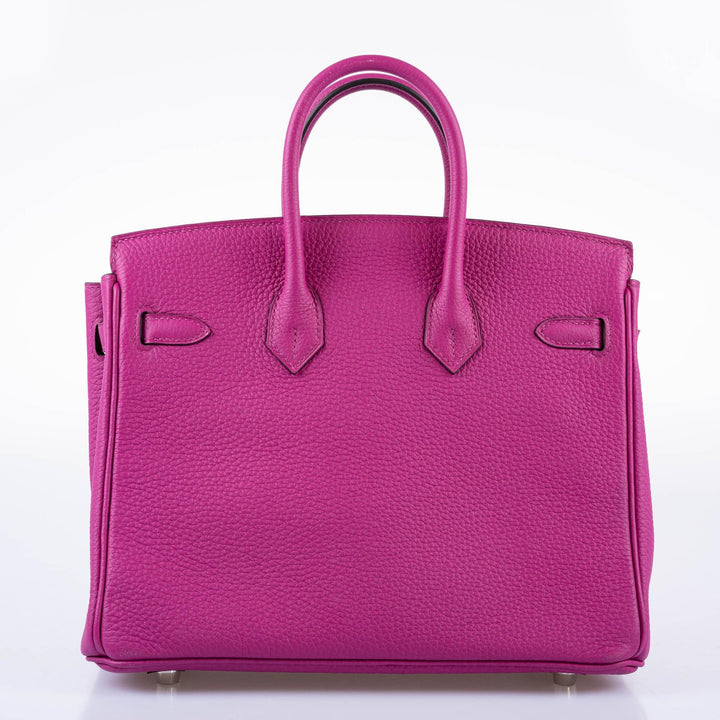 Hermès Birkin 25 Rose Pourpre Togo with Palladium Hardware - 2017, A
