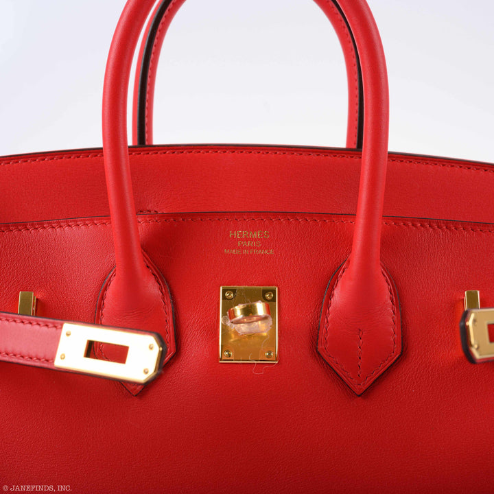 Hermès Birkin 25 Rouge de Couer Swift leather Gold Hardware - 2019, D
