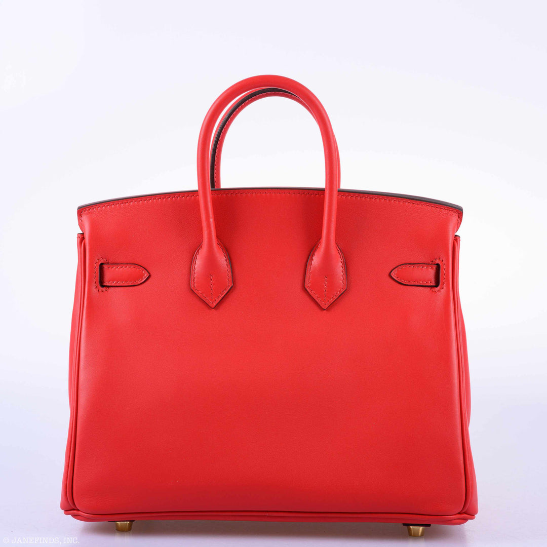 Hermès Birkin 25 Rouge de Couer Swift leather Gold Hardware - 2019, D