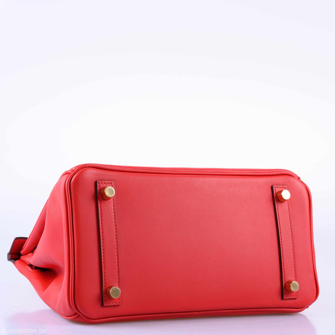 Hermès Birkin 25 Rouge de Couer Swift leather Gold Hardware - 2019, D
