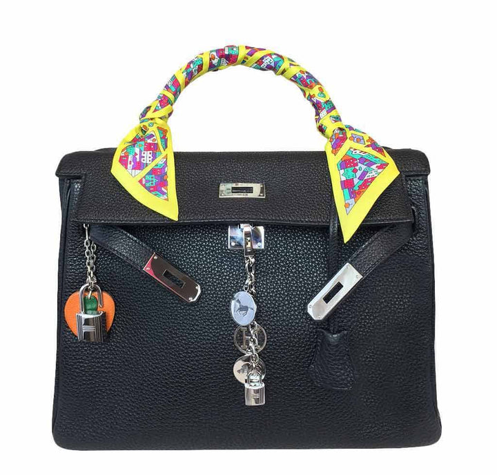 Hermès Kelly 32 Black Togo Bag PHW