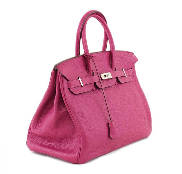 Hermès Birkin 35 Tosca Clemence Bag PHW