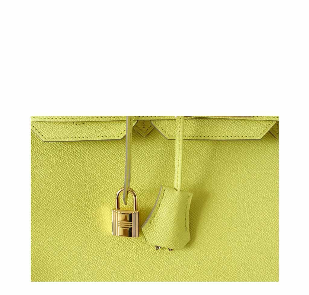 Hermès Birkin 35 Souffre Yellow Bag