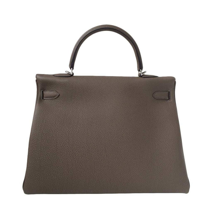 Hermès Kelly 35 Taupe Bag PHW
