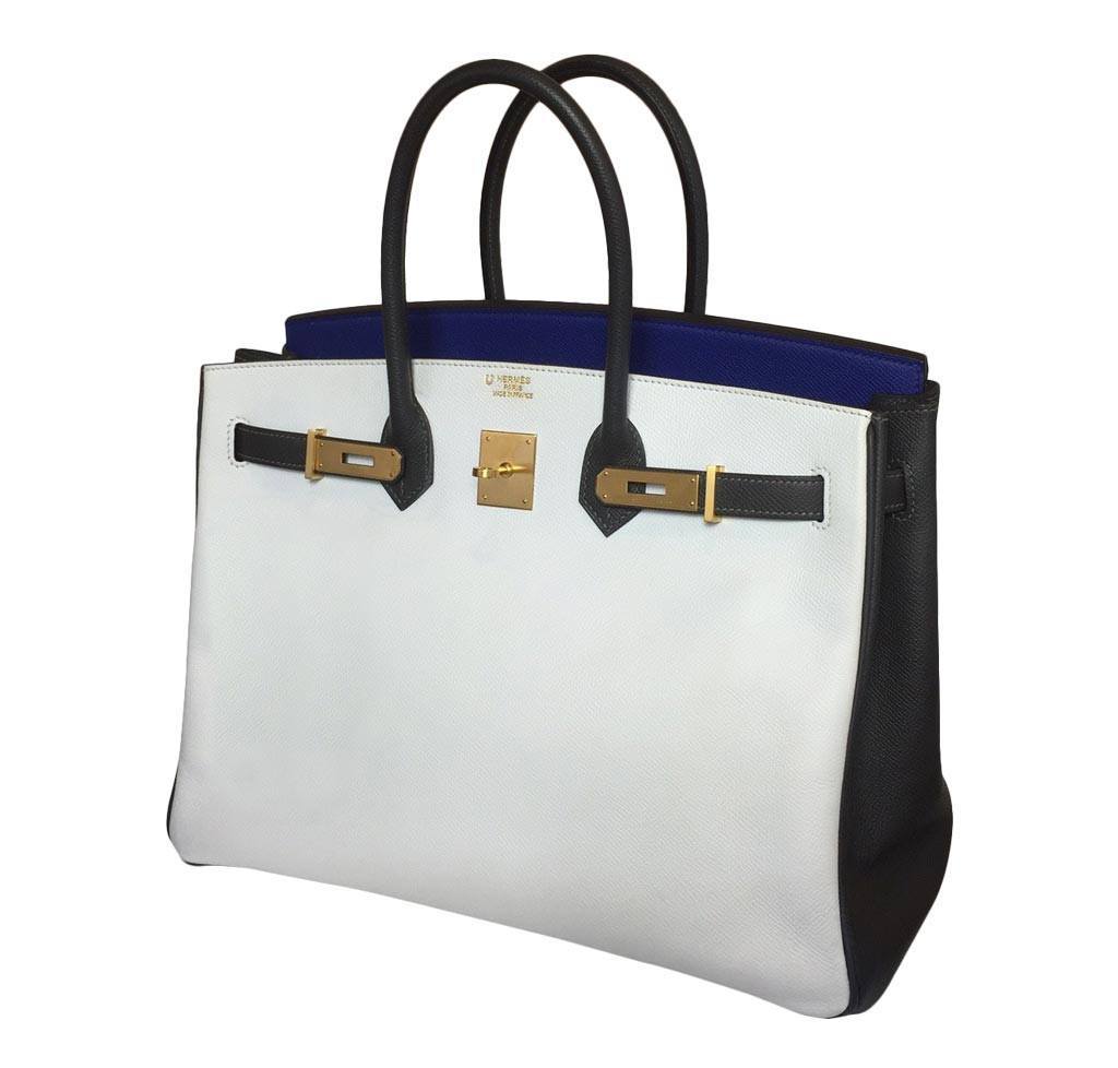Hermès Birkin 35 Tri-Color Epsom Special Order Bag