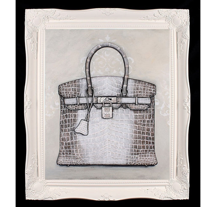 Large Limited Edition Himalayan Hermès Birkin Giclée