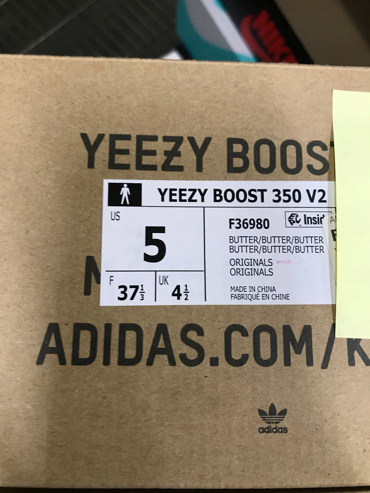YEEZY BOOST 350 V2 BUTTER - SIZE 5 (WORN)