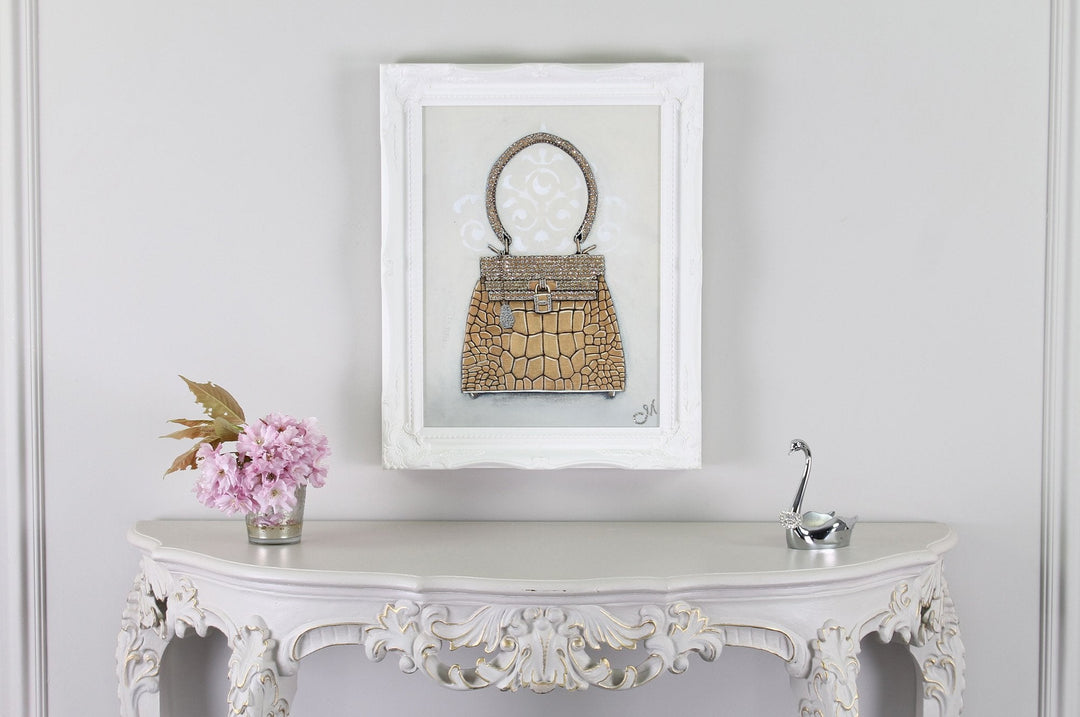 Limited Edition Hermès Kelly Sac-Bijou Giclée Painting