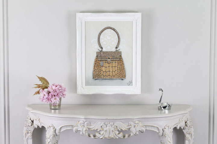Limited Edition Hermès Kelly Sac-Bijou Giclée Painting