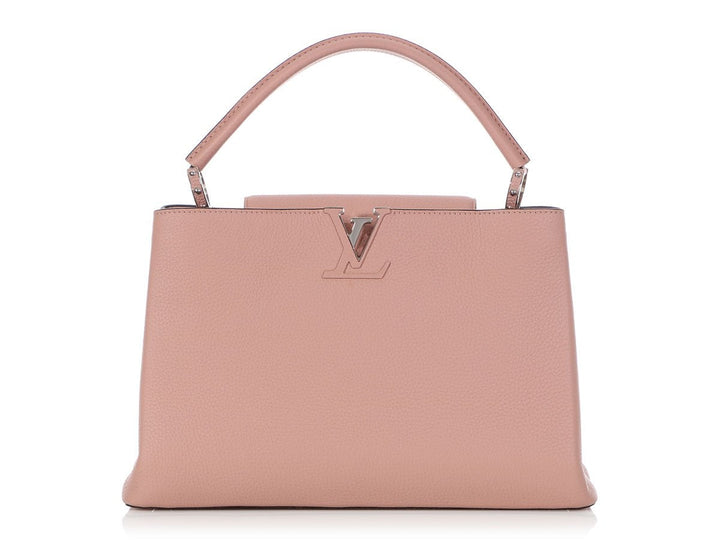 Louis Vuitton Magnolia Taurillon Capucines MM