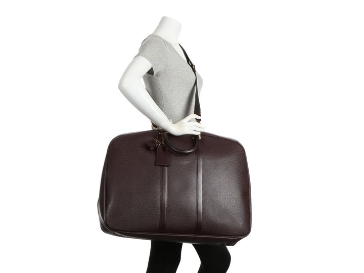 L*V Aubergine Taiga Helanga 1 Poche Travel Bag