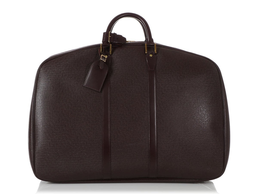 Louis Vuitton Aubergine Taiga Helanga 1 Poche Travel Bag