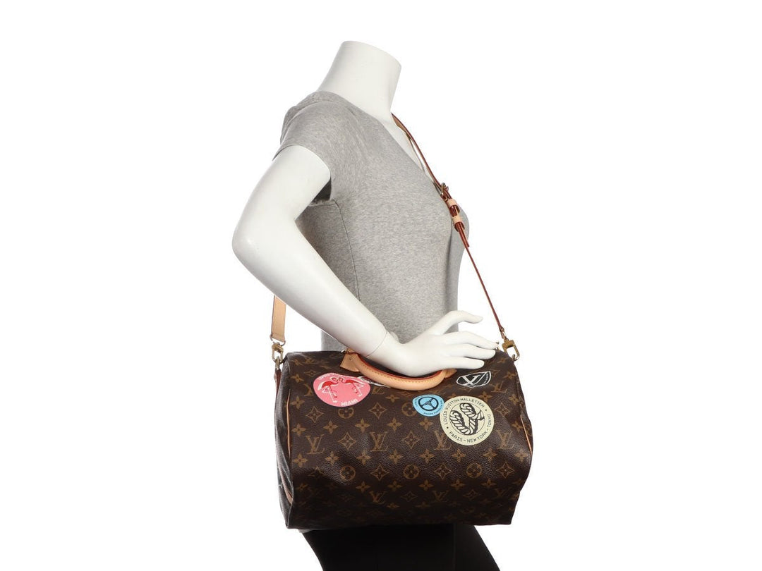 L*V My LV World Tour Speedy Bandoulière 30