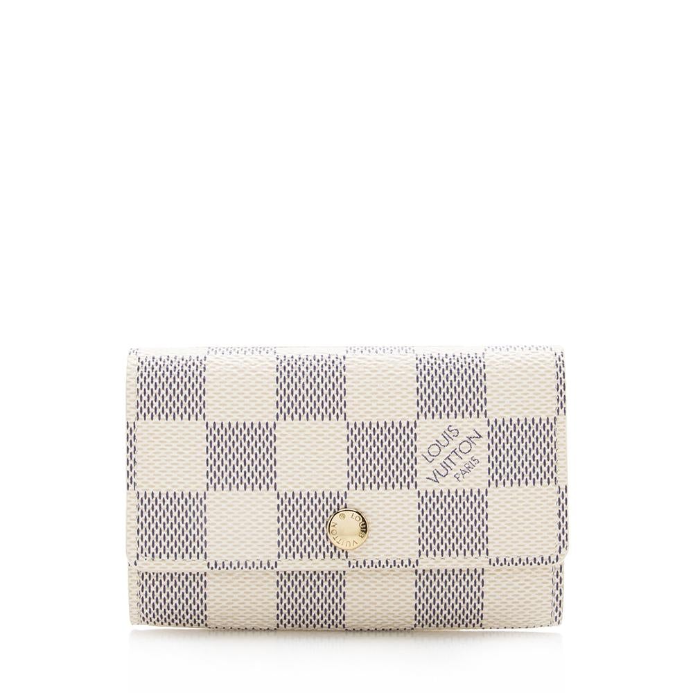 L*V Damier Azur 6 Key Holder (SHF-13930)