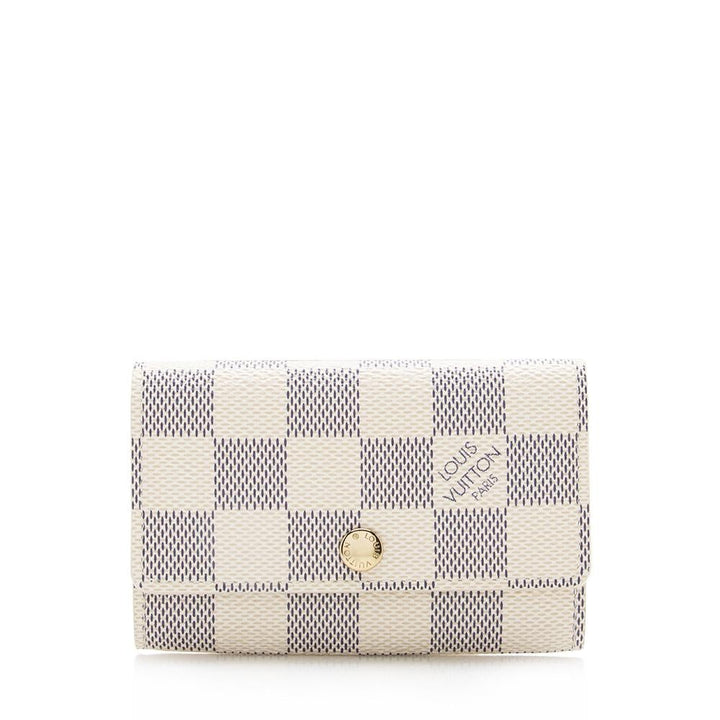 L*V Damier Azur 6 Key Holder (SHF-13930)