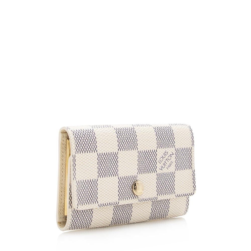 L*V Damier Azur 6 Key Holder (SHF-13930)
