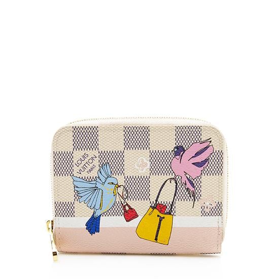 Louis Vuitton Damier Azur Animation Zippy Coin Wallet