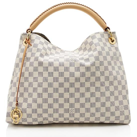 Louis Vuitton Damier Azur Artsy MM Shoulder Bag
