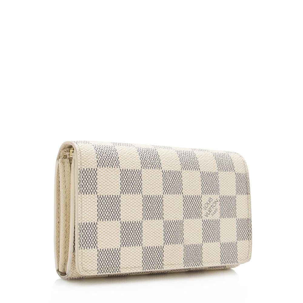 L*V Damier Azur Porte Monnaie Billets Wallet (SHF-13303)