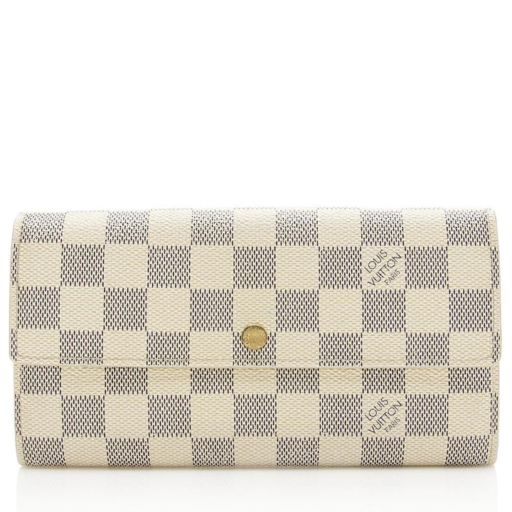 L*V Damier Azur Sarah Wallet - FINAL SALE (SHF-13555)