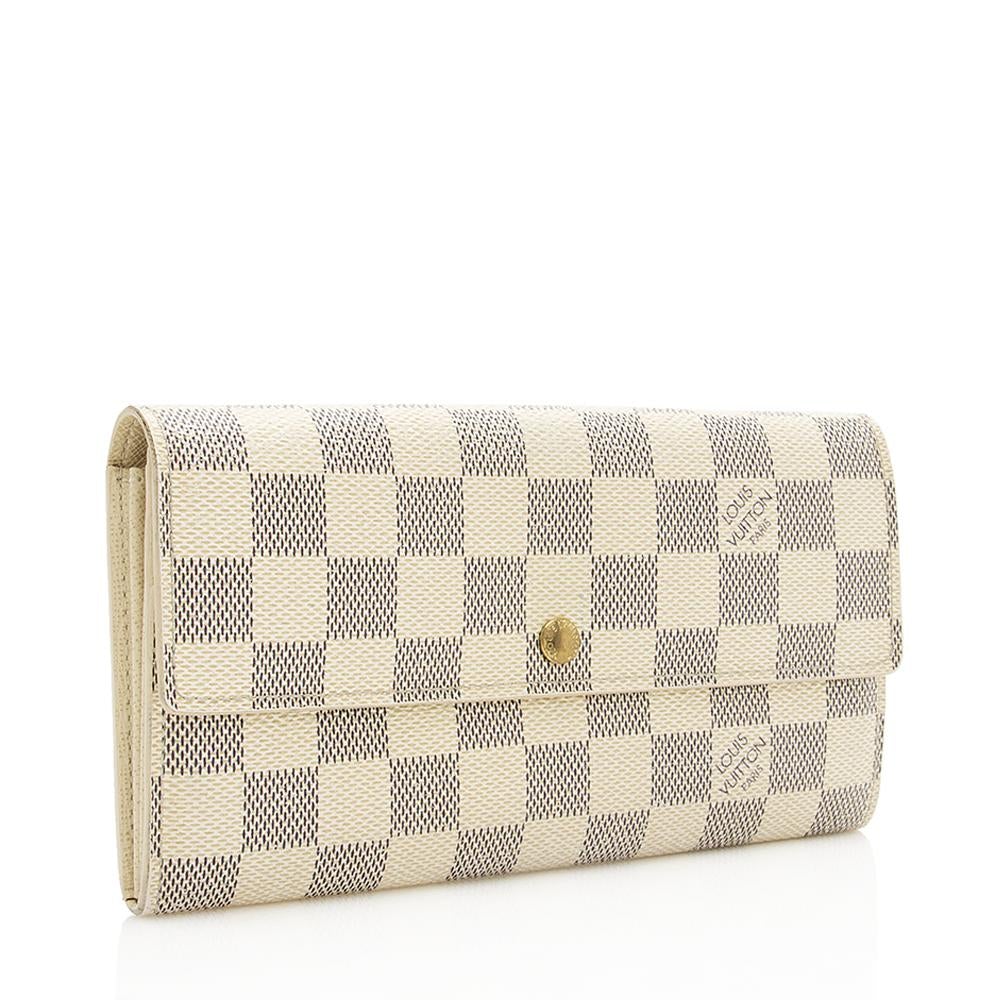 L*V Damier Azur Sarah Wallet - FINAL SALE (SHF-13555)