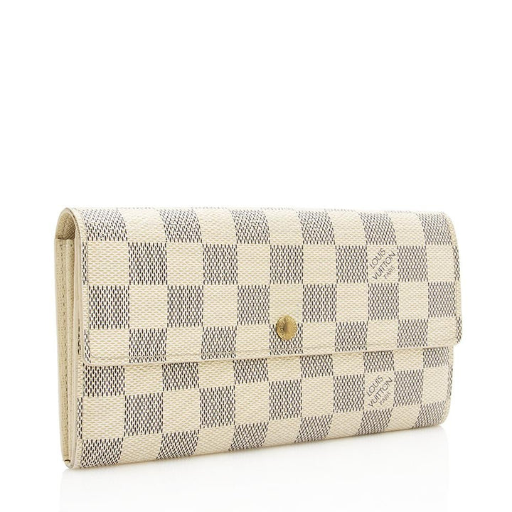 L*V Damier Azur Sarah Wallet - FINAL SALE (SHF-13555)