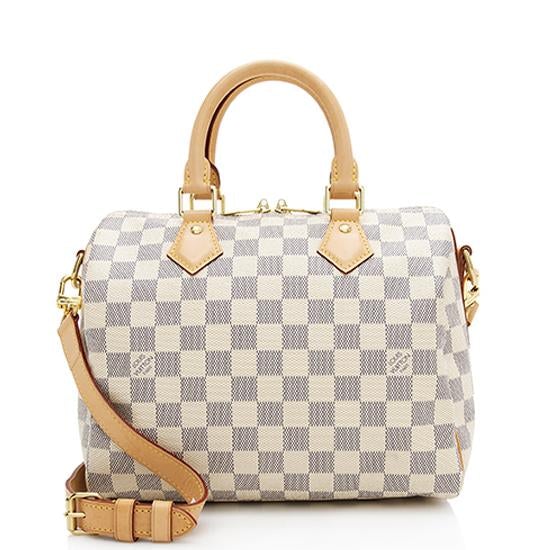Louis Vuitton Damier Azur Speedy 25 Bandouliere Satchel