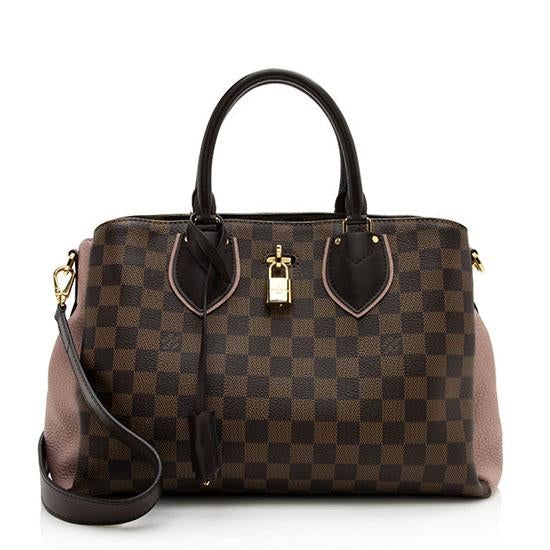 Louis Vuitton Damier Ebene Cuir Taurillon Normandy Satchel