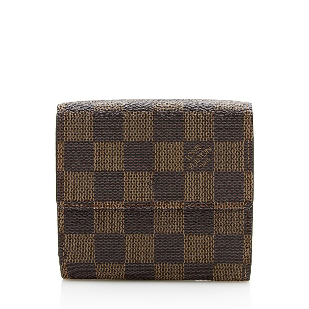 Louis Vuitton Damier Ebene Elise Wallet