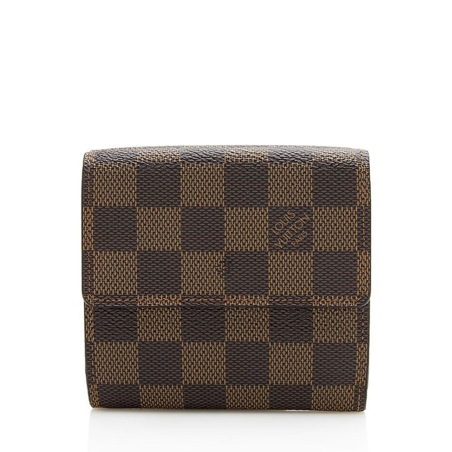 Louis Vuitton Damier Ebene Elise Wallet