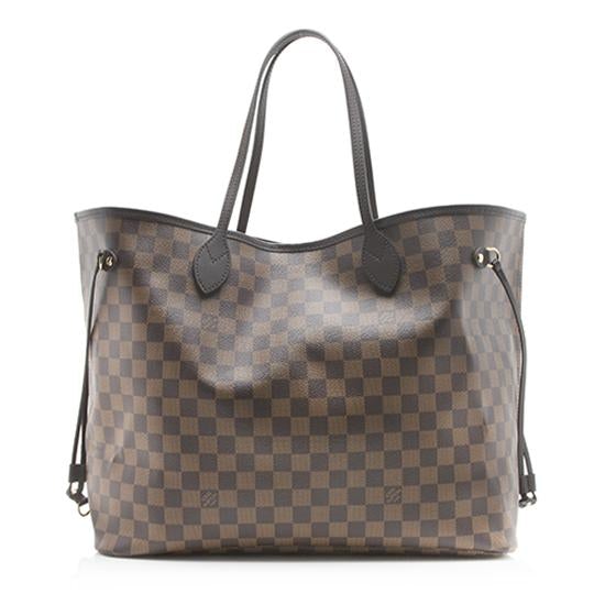Louis Vuitton Damier Ebene Neverfull GM Tote