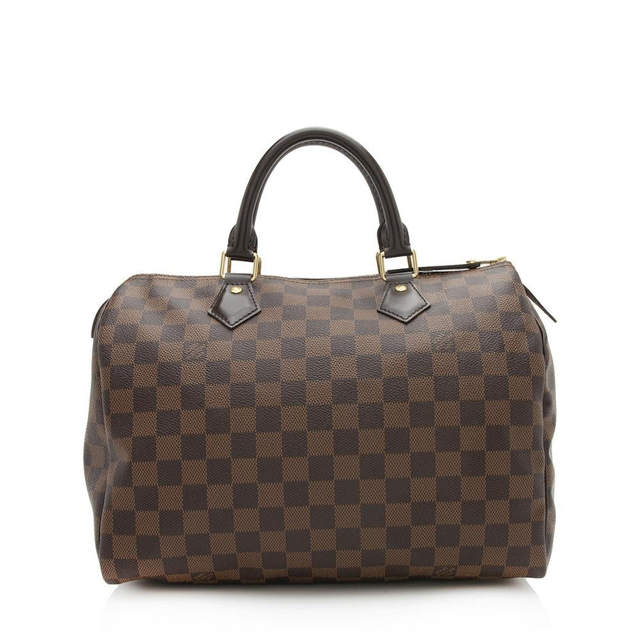 Louis Vuitton Damier Ebene Speedy 30 Satchel