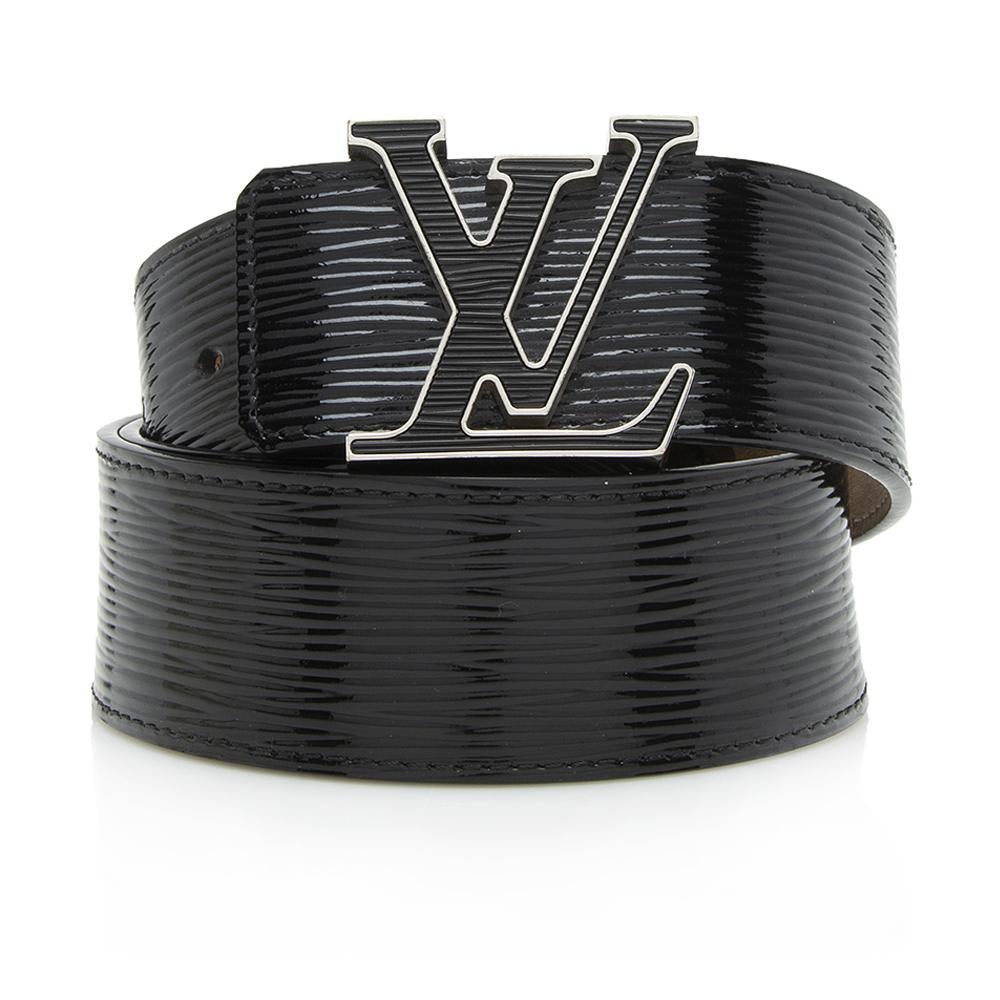L*V Epi Electric Initiales Belt - Size 34 / 85 (SHF-12223)
