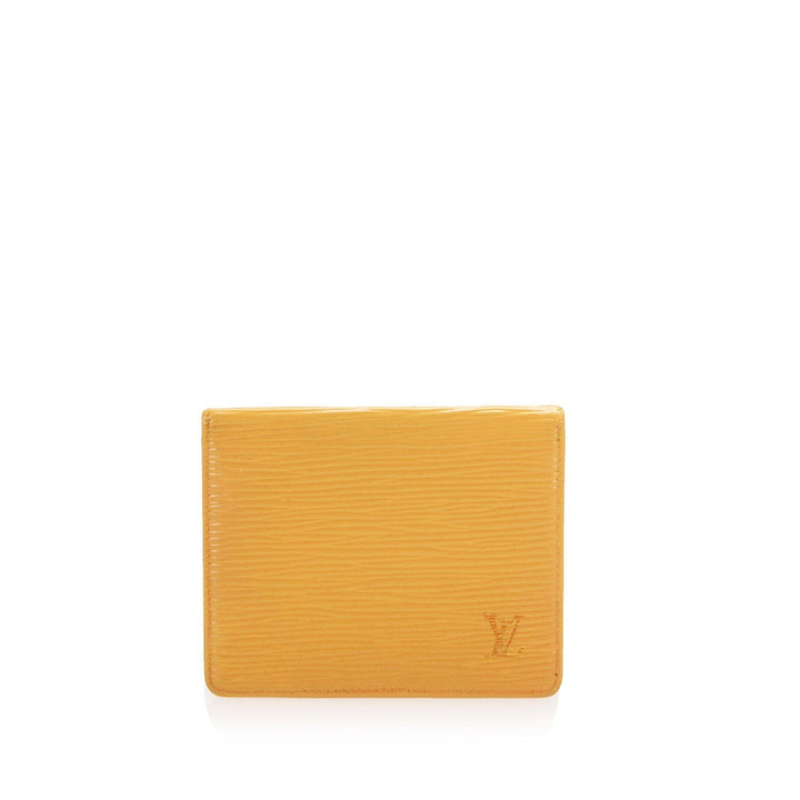 L*V Epi Leather Porte 2 Cartes Card Case (SHG-12811)