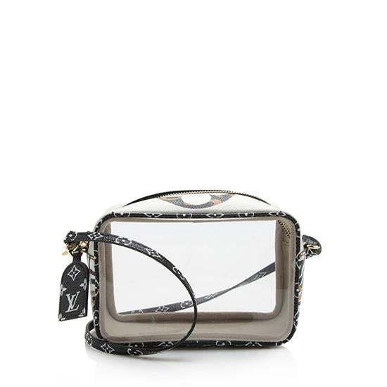 Louis Vuitton Giant Monogram Jungle Translucent Beach Pouch Shoulder Bag