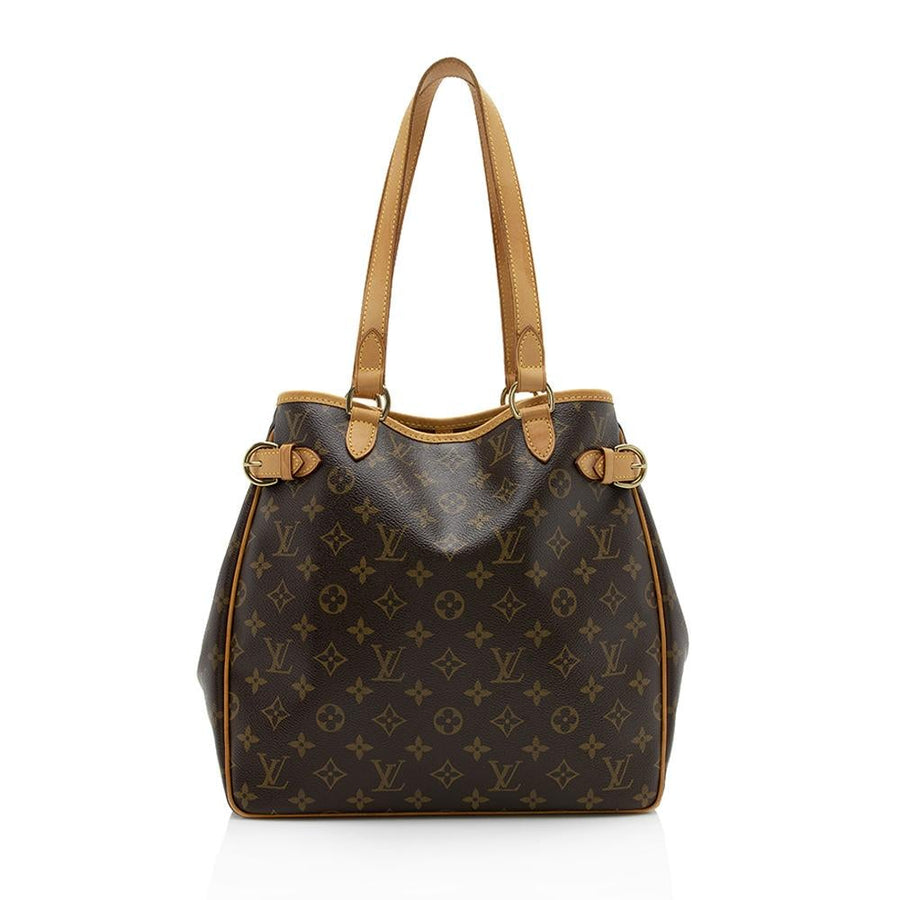 Louis Vuitton Monogram Canvas Batignolles Vertical Tote (SHF-11764)